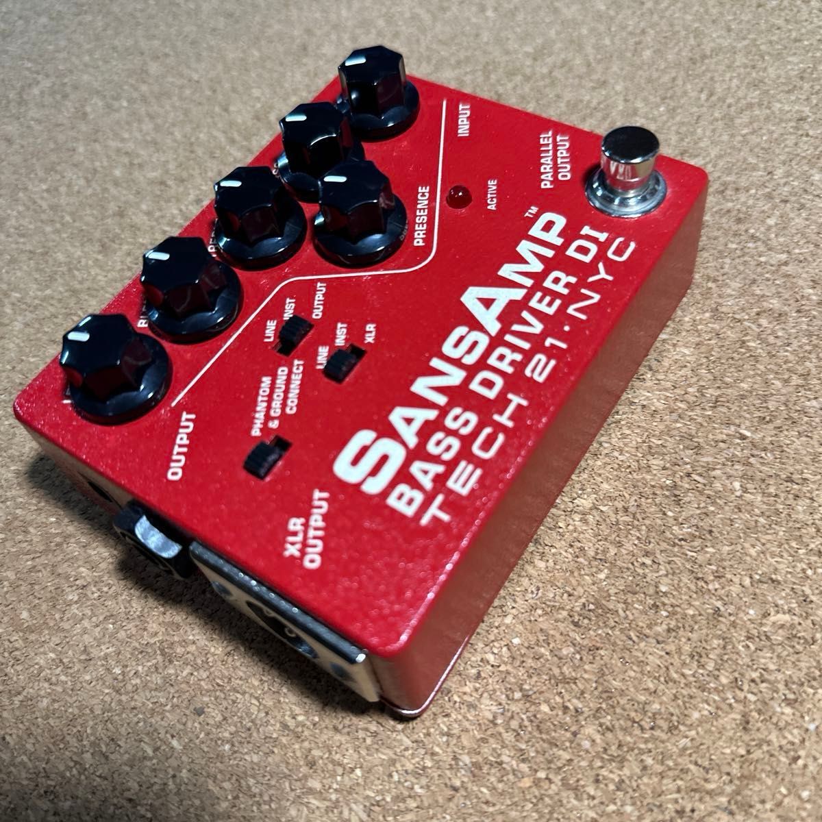 TECH21 SANSAMP BASS DRIVER DI (Vermilion) イケベオリジナル TECH21 SANSAMP BASS DRIVER DI (Vermilion) イケベオリジナル