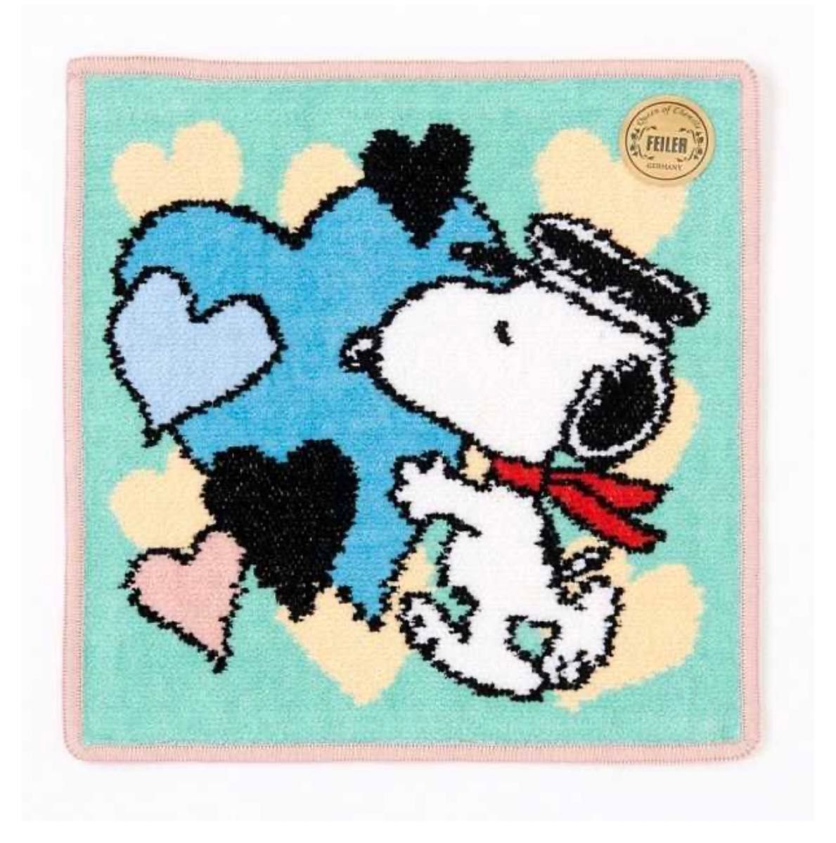 フェイラー スヌーピー ハート柄ハンカチ【うめだスヌーピー フェイラー スヌーピー ハート柄ハンカチ【うめだスヌーピー