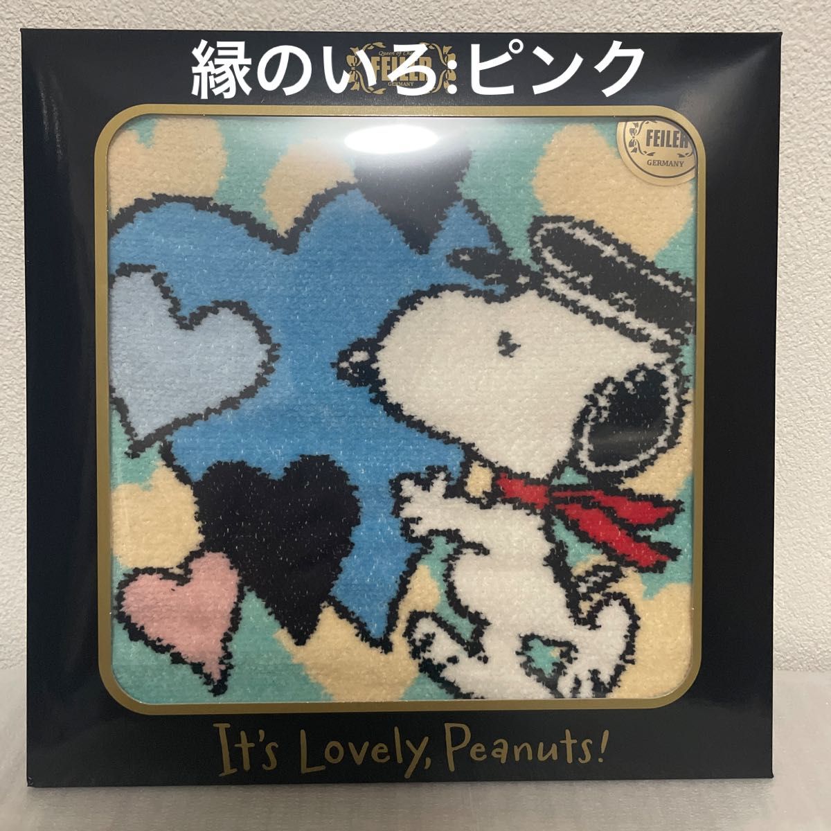 フェイラー スヌーピー ハート柄ハンカチ【うめだスヌーピー フェイラー スヌーピー ハート柄ハンカチ【うめだスヌーピー