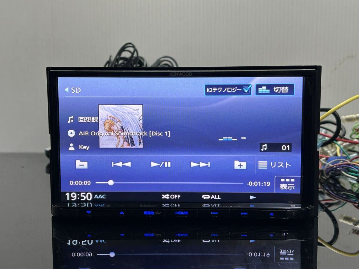 カーナビ KENWOOD MDV-D504-BT 2017 MDV-D504BT ケンウッド 2017年製 4chフルセグTV Bluetooth