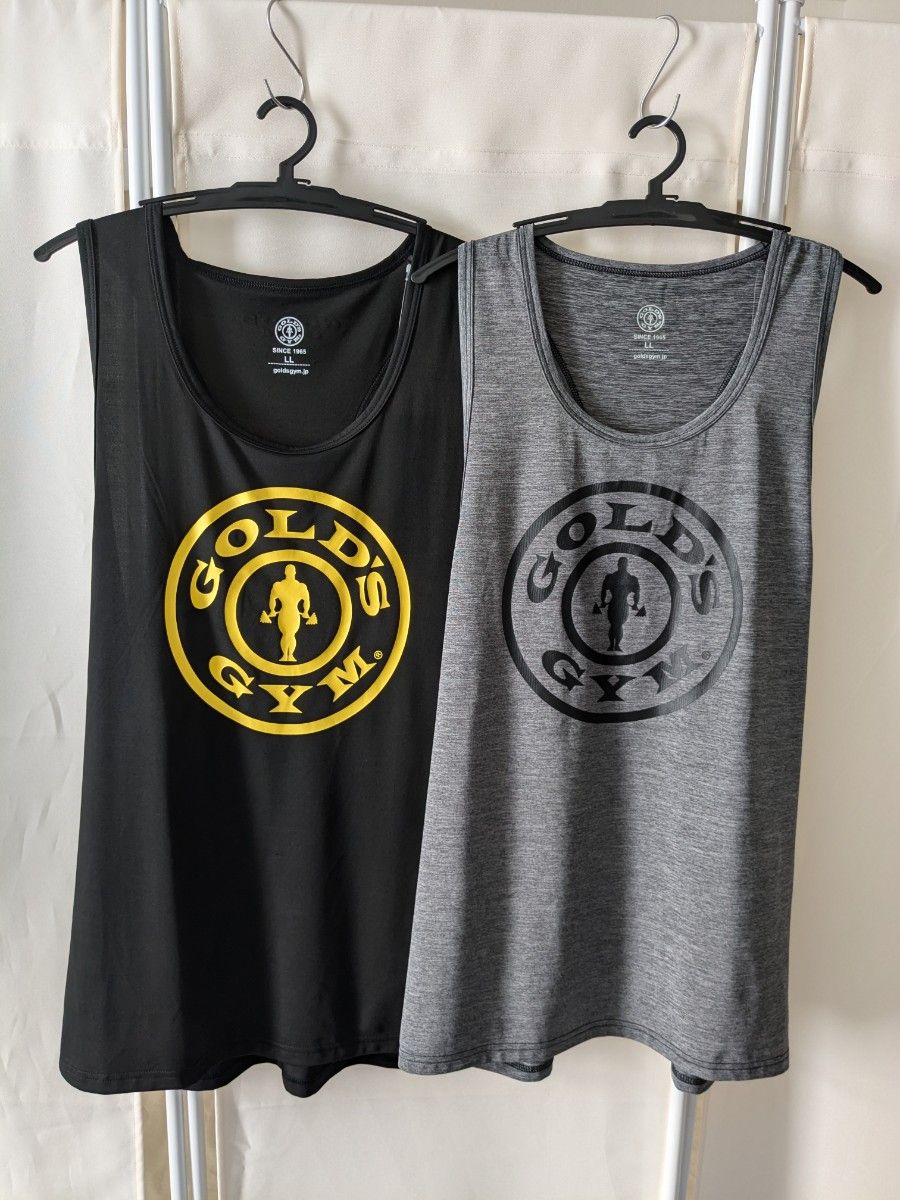新品タグ付 GOLD'S GYM ゴールドジム タンクトップ【ブラック/LL 新品タグ付 GOLD'S GYM ゴールドジム タンクトップ【ブラック/LL