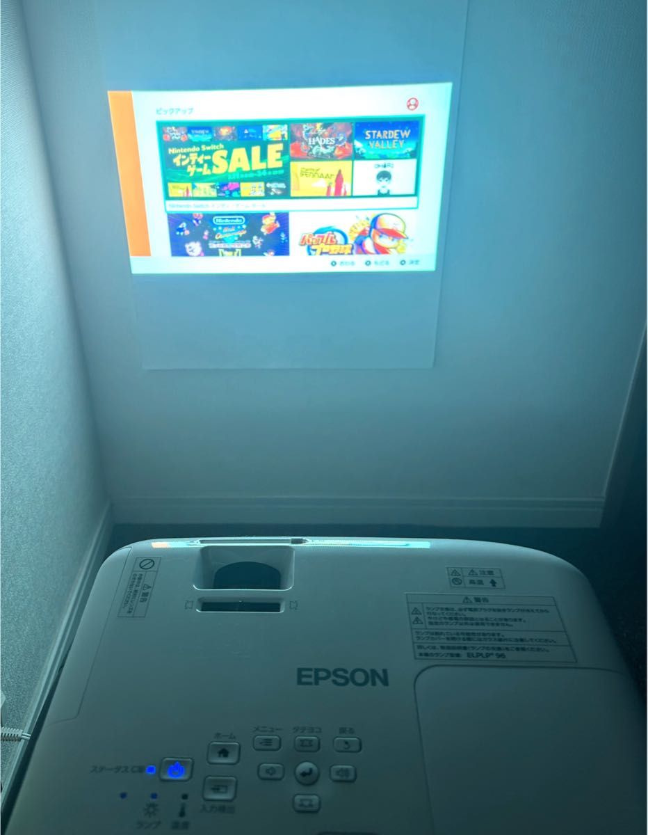 美品/ランプ点灯時間44H/数回使用/動作確認済】現行品 EPSON 美品/ランプ点灯時間44H/数回使用/動作確認済】現行品 EPSON