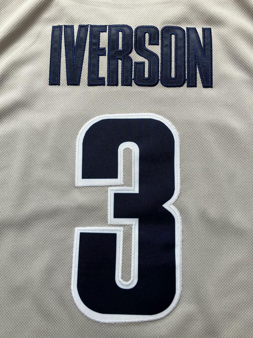 未使用品】 ジョージタウン大学時代 IVERSON #3 アレン 未使用品】 ジョージタウン大学時代 IVERSON #3 アレン
