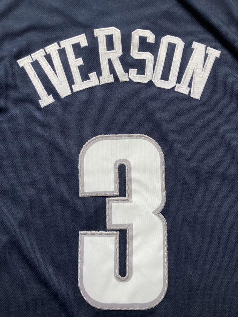 未使用品】 ジョージタウン大学時代 IVERSON #3 アレン 未使用品】 ジョージタウン大学時代 IVERSON #3 アレン
