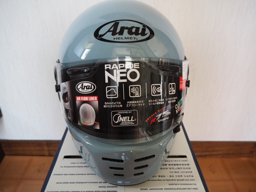 未使用 アライ Arai RAPIDE-NEO アイスブルー XLサイズ (61-62cm 未使用 アライ Arai RAPIDE-NEO アイスブルー XLサイズ (61-62cm