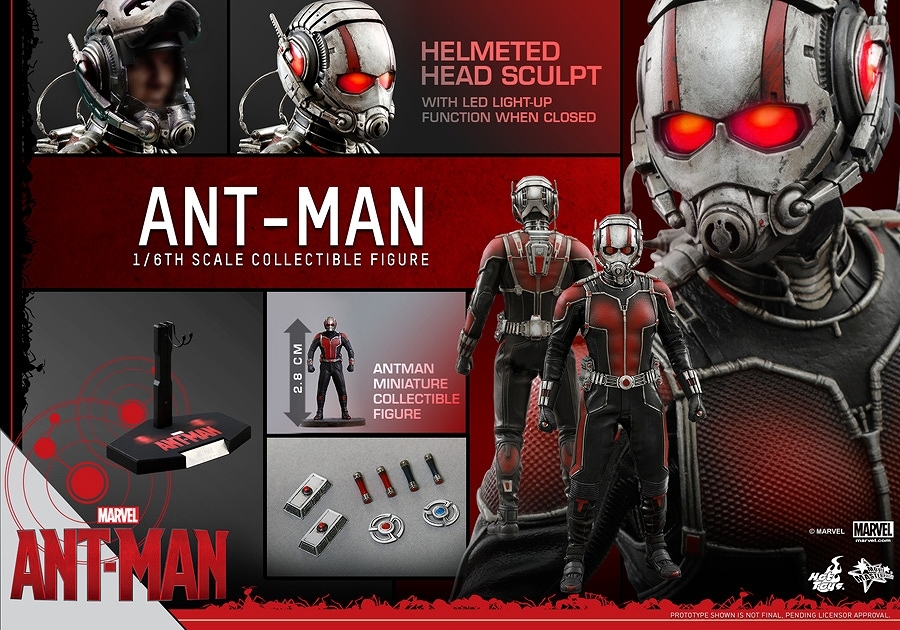 アントマン スコット ラング 1/6 ホットトイズ MMS308 新品 未開封