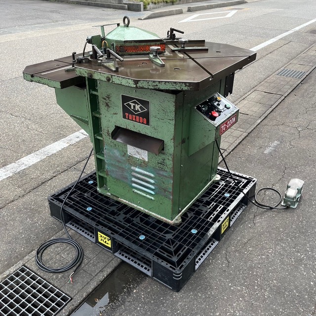☆タケダ コーナーシャー TC-220N 整備済み 竹田機械製作所☆ ☆タケダ コーナーシャー TC-220N 整備済み 竹田機械製作所☆