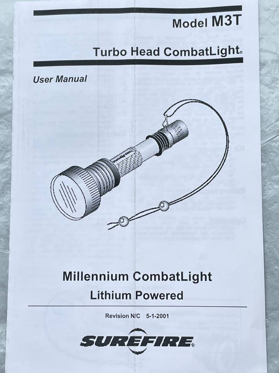 ☆新品未使用!SUREFIRE シュアファイアー M3T Millenium turbo ☆新品未使用!SUREFIRE シュアファイアー M3T Millenium turbo