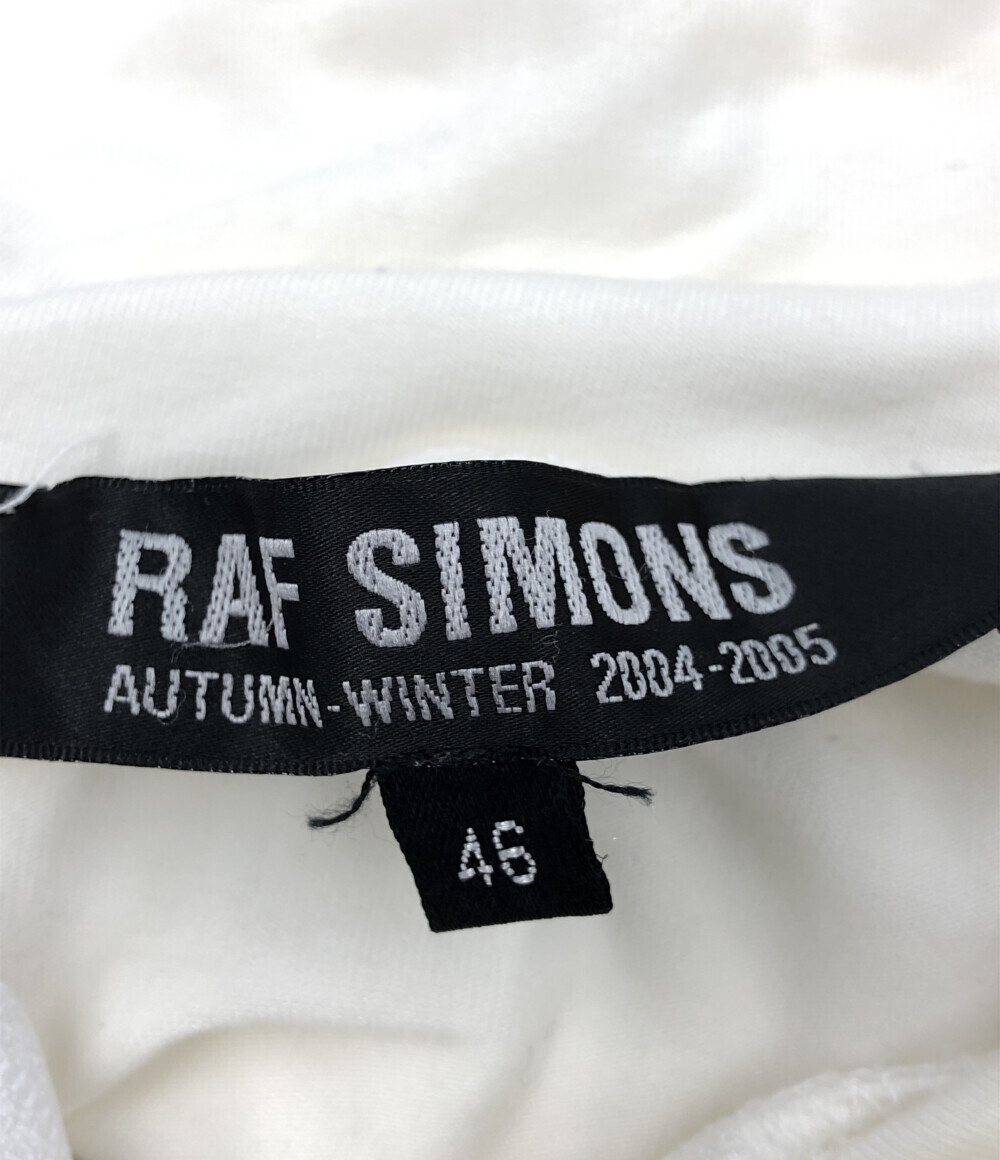ラフシモンズ ハーフジップロングTシャツ メンズ 46 RAF SIMONS ラフシモンズ ハーフジップロングTシャツ メンズ 46 RAF SIMONS