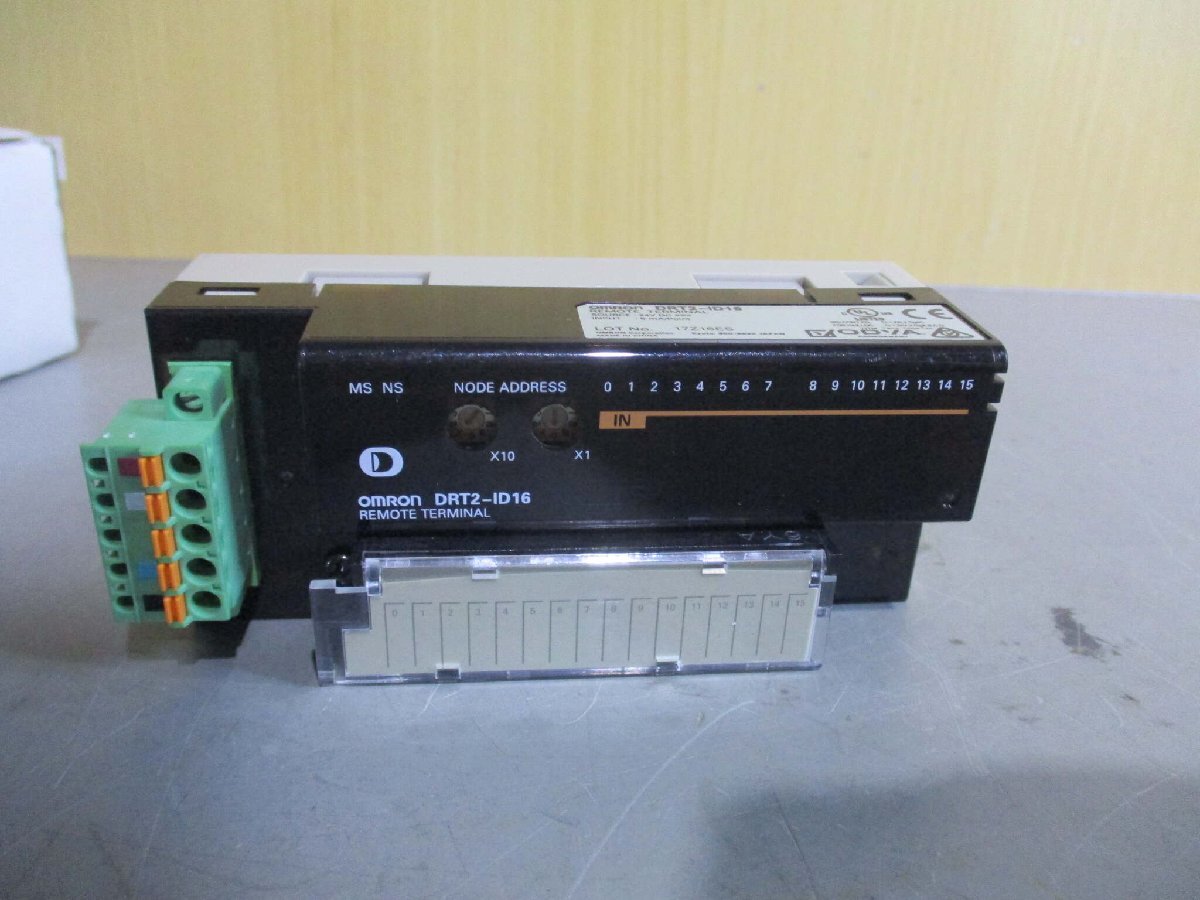 新古 OMRON REMOTE TERMINAL DRT2-ID16 リモートI/Oターミナル 新古 OMRON REMOTE TERMINAL DRT2-ID16 リモートI/Oターミナル