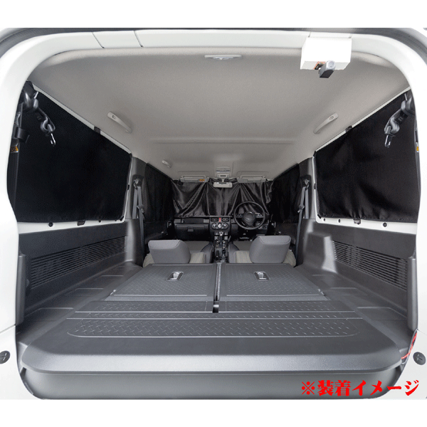スズキ JB64W JB74W ジムニー ジムニーシエラ 専用 カーテン 車 1臺分 フルセット 仮眠 車中泊 アウトドア 快適 マグネット 固定 タイプ 黒