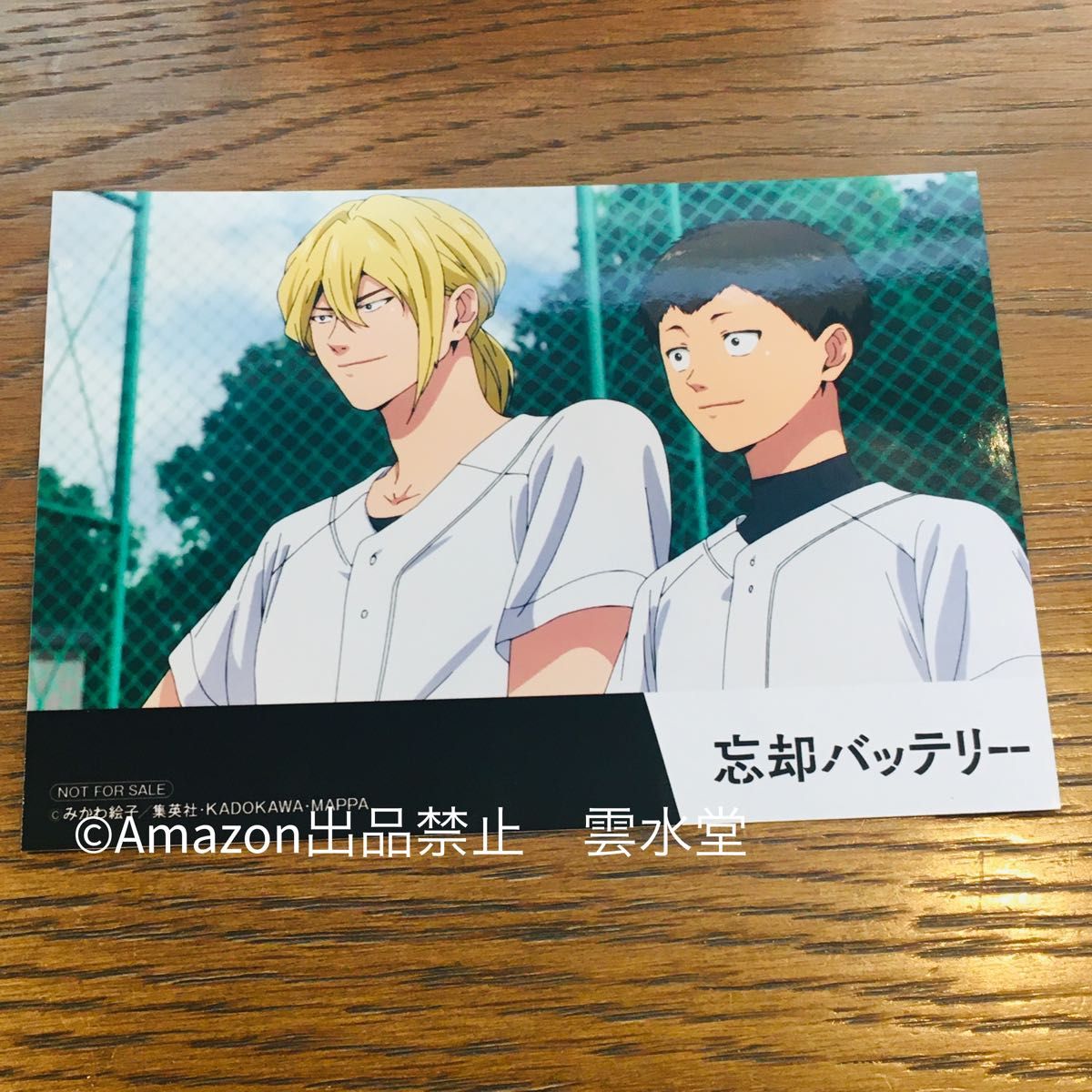忘却バッテリー アニメイト オンリーショップ 特典 ブロマイド 忘却バッテリー アニメイト オンリーショップ 特典 ブロマイド