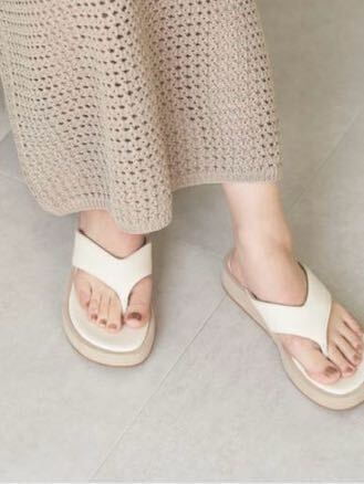ル タロン LE TALON トングサンダル シューズ フラット 厚底 未 ル タロン LE TALON トングサンダル シューズ フラット 厚底 未