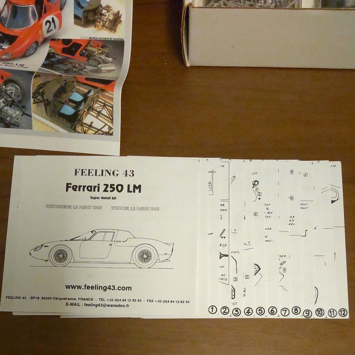 Feeling43 フィーリング43 フルディテールキット 1/43 Feeling43 フィーリング43 フルディテールキット 1/43