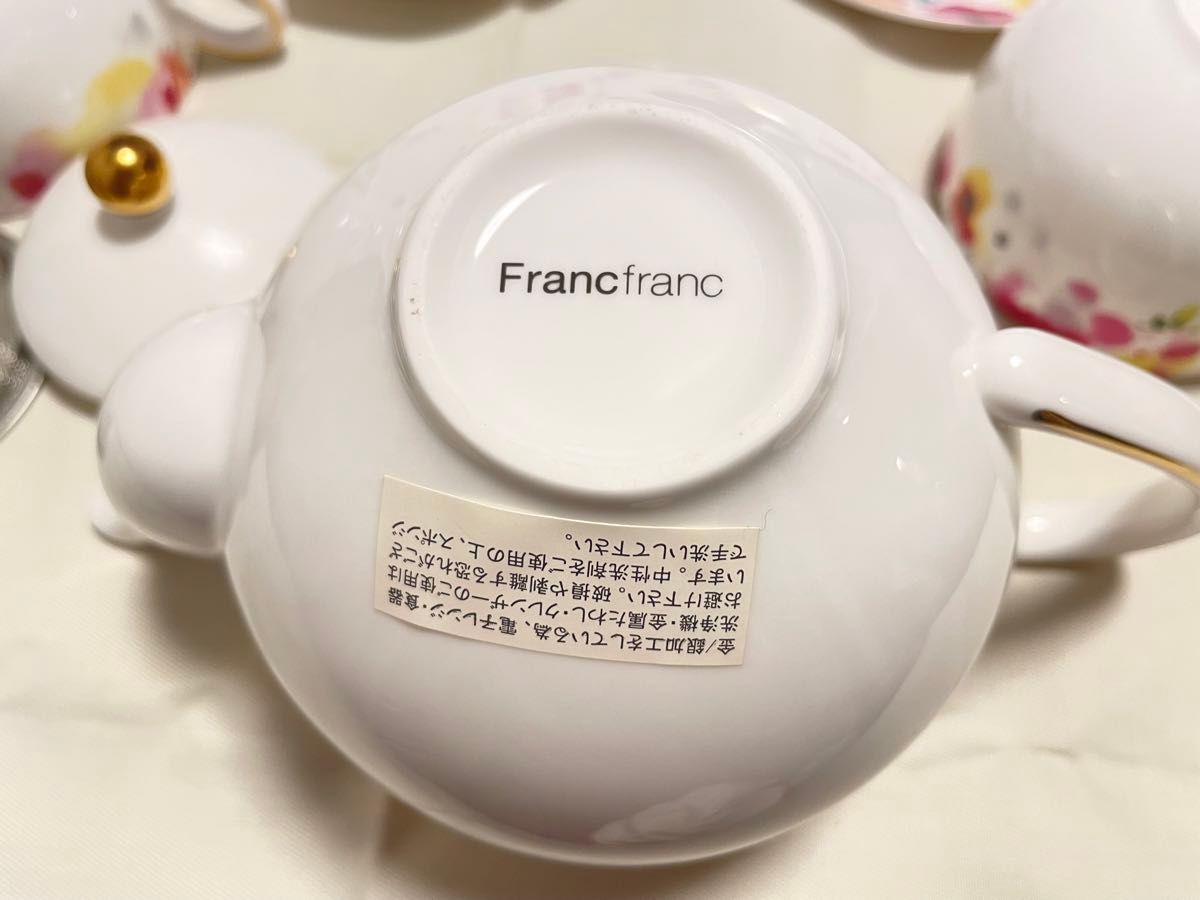 Francfranc フランフラン ティーポット カップ ソーサー ティー Francfranc フランフラン ティーポット カップ ソーサー ティー