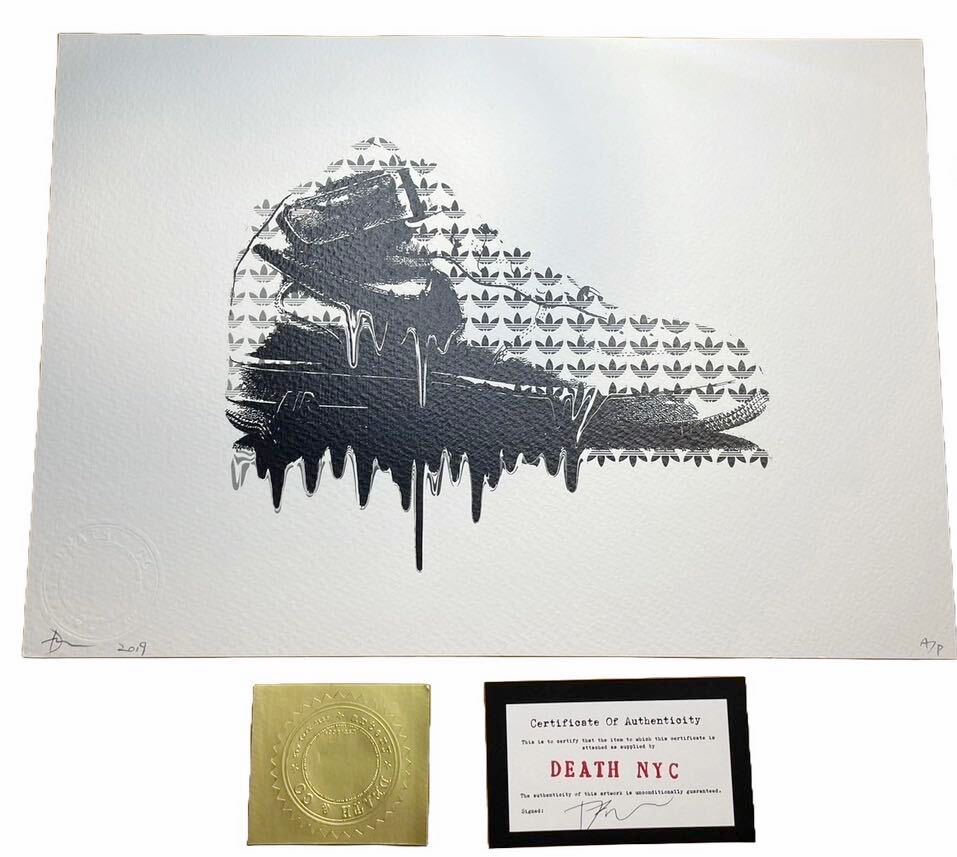 1【DEATH NYC】 世界100枚限定 現代アート ポップアート NIKE 1【DEATH NYC】 世界100枚限定 現代アート ポップアート NIKE