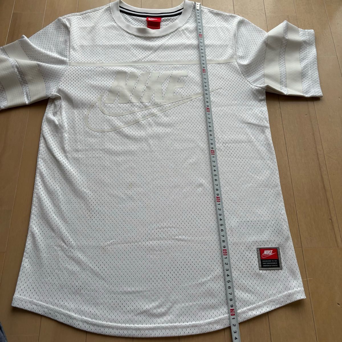 ★ドイツ発*NIKE*新作*メッシュTシャツ/WHITE★ 海外限定】NIKE メッシュ Tシャツ 海外限定 フットボール 半袖