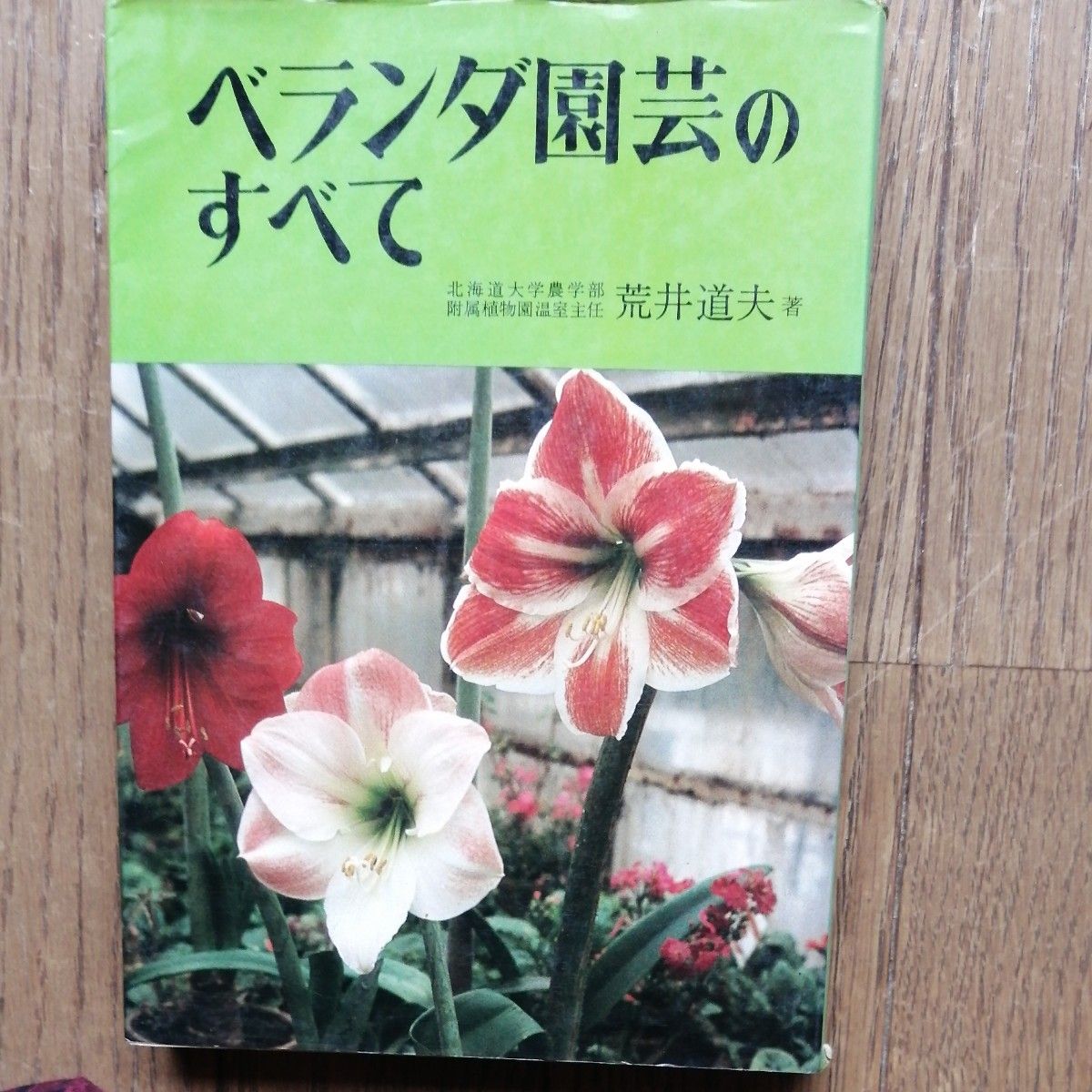ベランダ園芸のすべて　北海道大学農学部　荒井道夫著