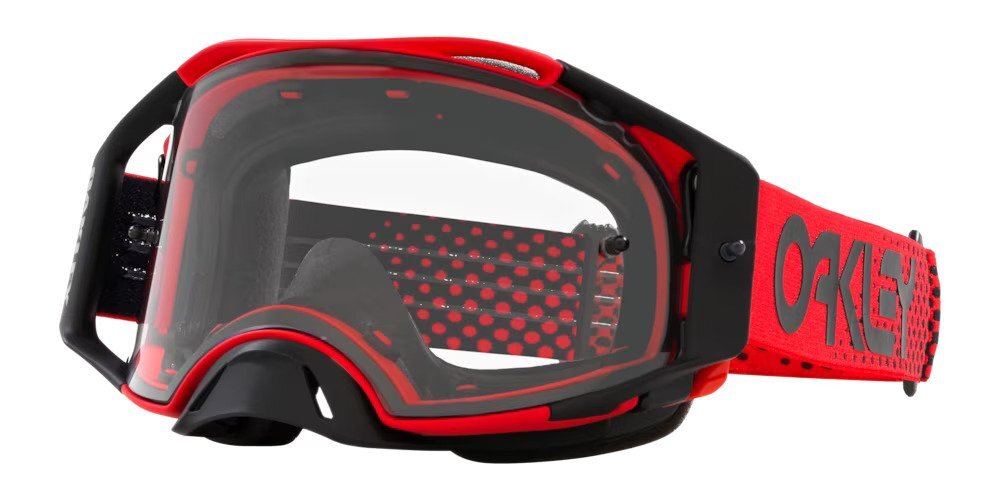 Oakley オークリー ゴーグル モトクロス用 Airbrake MX エアブレイク モト レッド/クリアーレンズ OO7046-E1