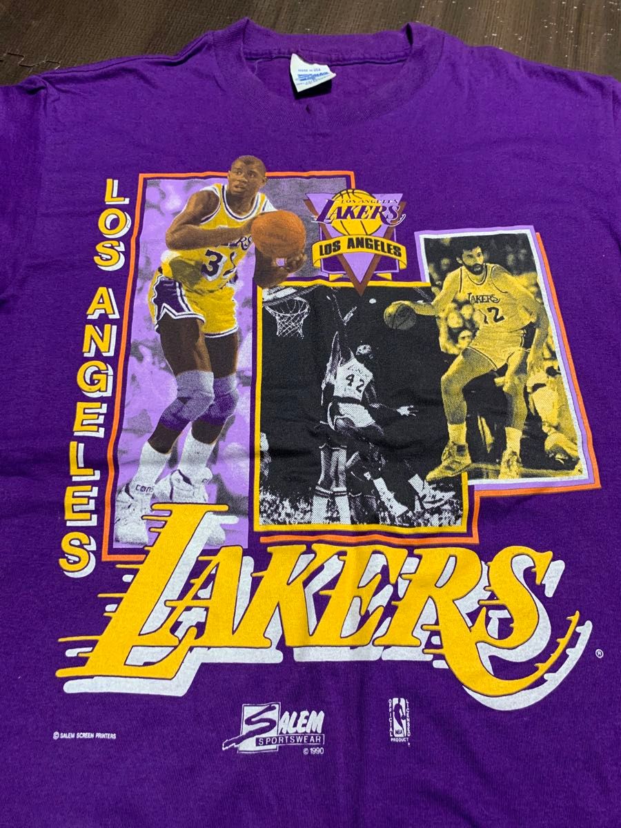 ヴィンテージTシャツ USA製 90s NBA Los Angeles Lakers ヴィンテージTシャツ USA製 90s NBA Los Angeles Lakers