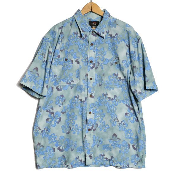 流行に 00's 比比昂- Bibian LLビーンLLBean ナイロンアロハ OUTDOORS 男性用
