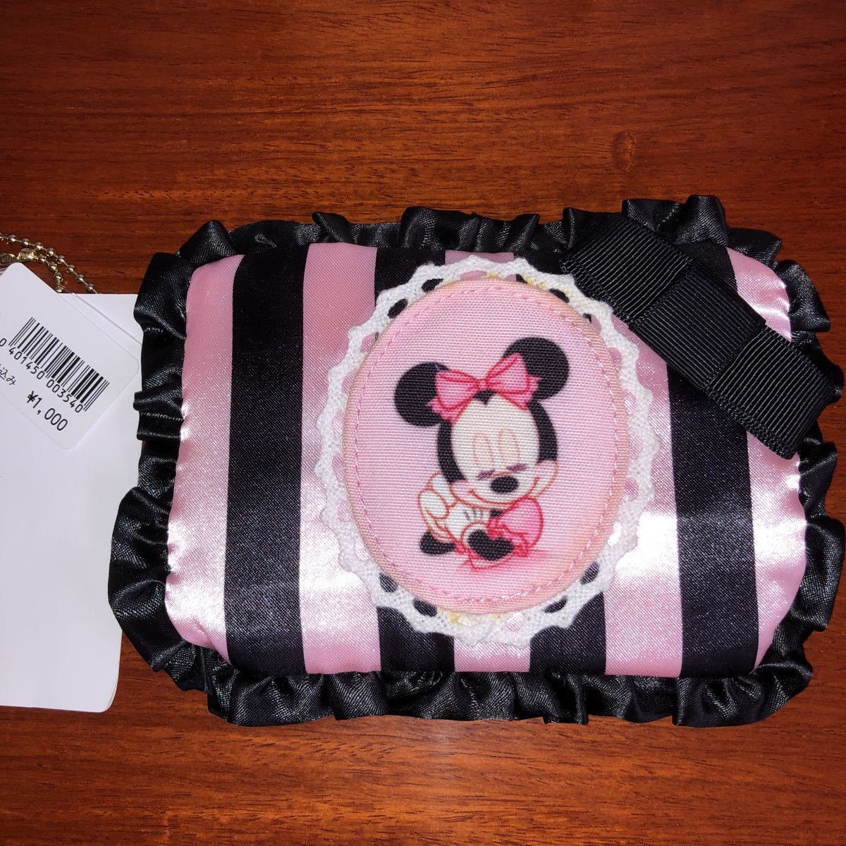 TDL| Tokyo Disney Land [ Minnie Mouse ] pocket tissue case tissue cover elastic new goods unused 3 point set 