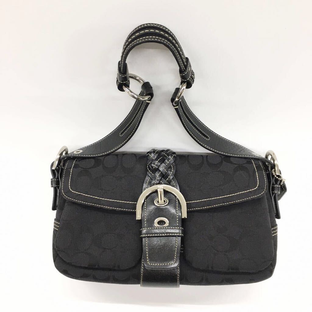COACH コーチ ソーホー シグネチャー ポケットフラップ ワン COACH コーチ ソーホー シグネチャー ポケットフラップ ワン