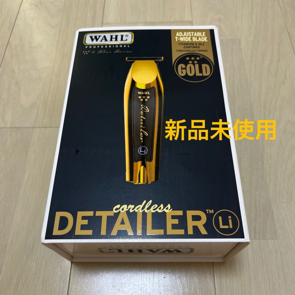 新品未使用WAHL5Star ゴールド コードレス ディテイラー Li