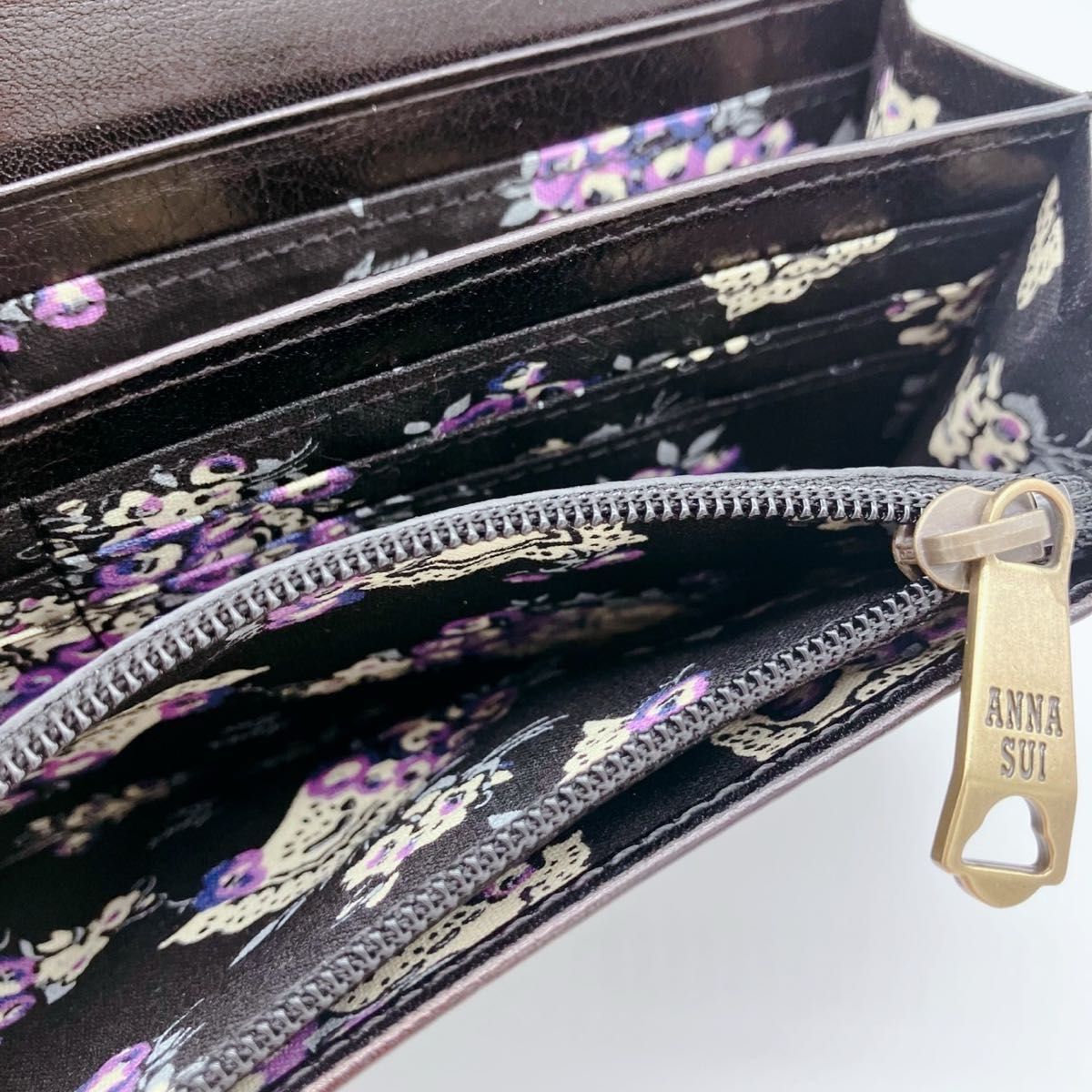 希少】【美品】ANNA SUI アナスイ 長財布 ロングウォレット 希少】【美品】ANNA SUI アナスイ 長財布 ロングウォレット