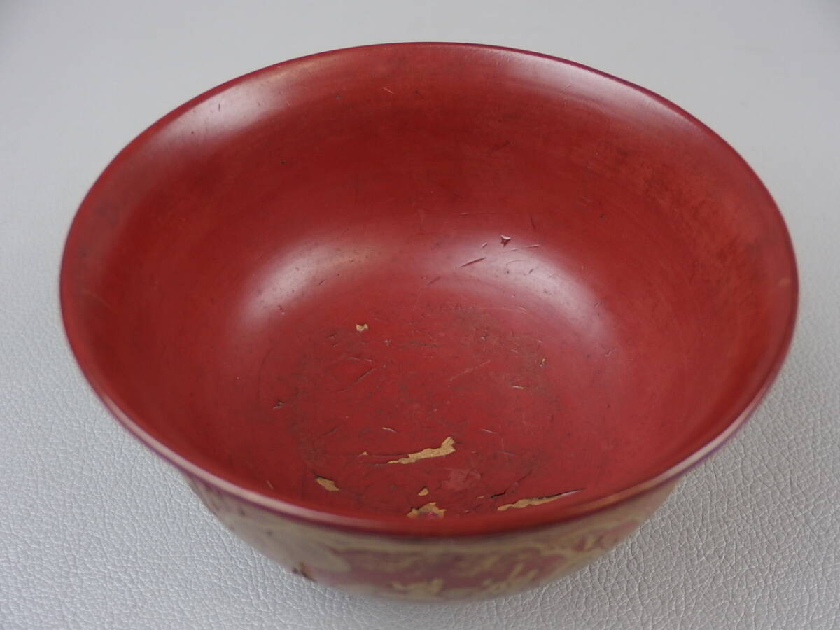 和美】輪島塗 仲谷善蔵 吸物椀五客 共箱 木製漆器 蓋付 お椀 和美】輪島塗 仲谷善蔵 吸物椀五客 共箱 木製漆器 蓋付 お椀