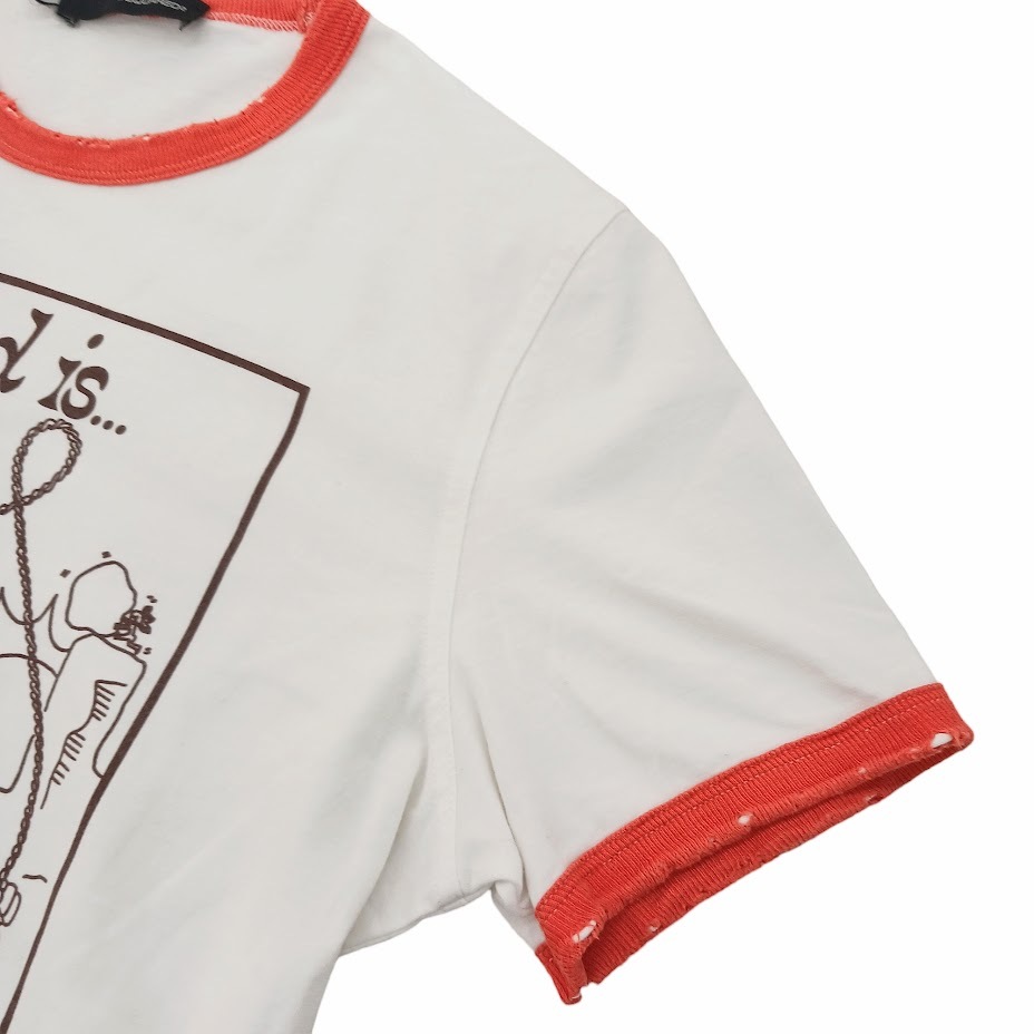 99 DSQUARED2 ディースクエアード トリムT リンガーTシャツ 双子 99 DSQUARED2 ディースクエアード トリムT リンガーTシャツ 双子