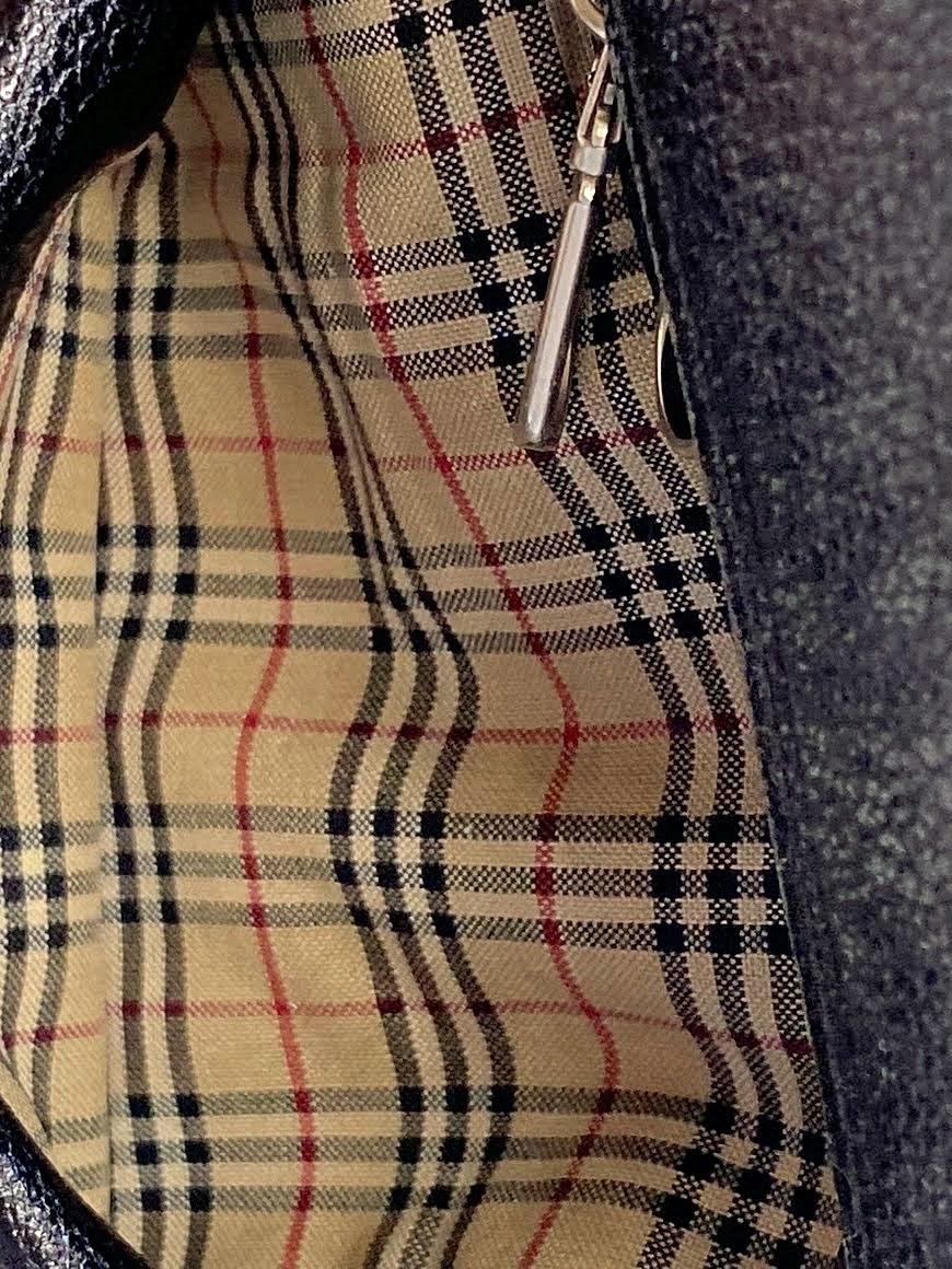 BURBERRY バーバリー 5連 キーケース レザー ブラック 黒 コイン BURBERRY バーバリー 5連 キーケース レザー ブラック 黒 コイン