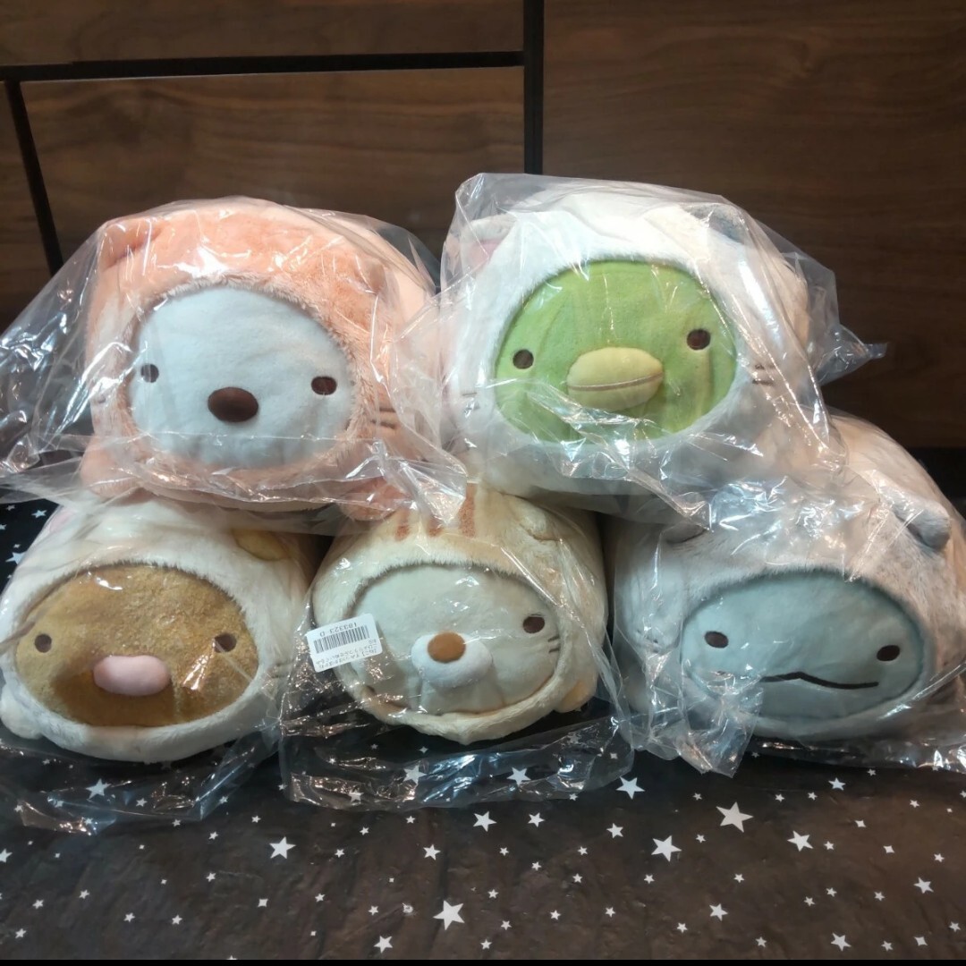 すみっコぐらし ぽかぽかねこびより うつぶせぬいぐるみ BIG 全5 すみっコぐらし ぽかぽかねこびより うつぶせぬいぐるみ BIG 全5