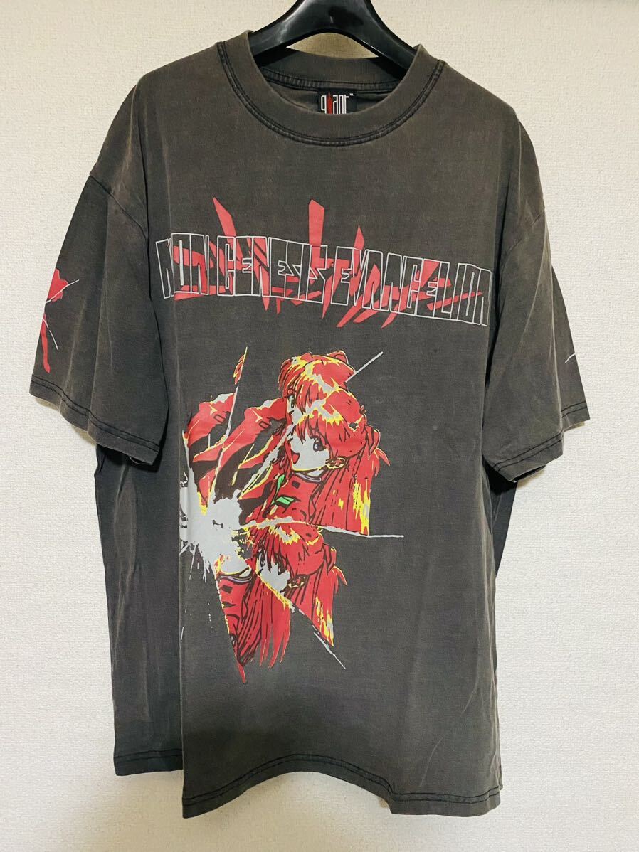 エヴァンゲリオン evangelion アスカ Tシャツ GIANT製 XL 新品未 エヴァンゲリオン evangelion アスカ Tシャツ GIANT製 XL 新品未