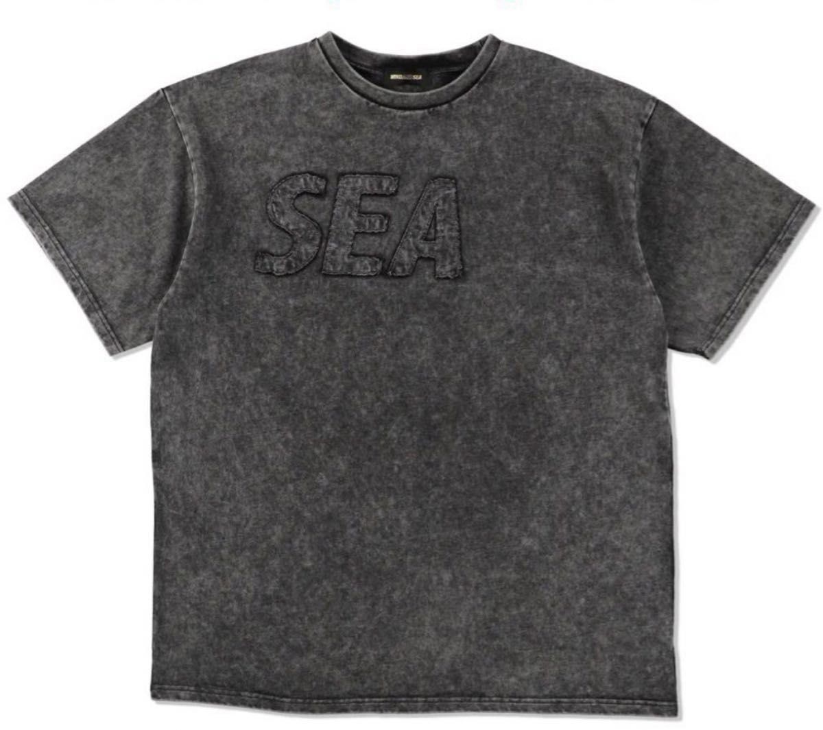 WIND AND SEAウィンダンシーSEAロゴSulfurサルファー加工Tシャツ WIND AND SEAウィンダンシーSEAロゴSulfurサルファー加工Tシャツ