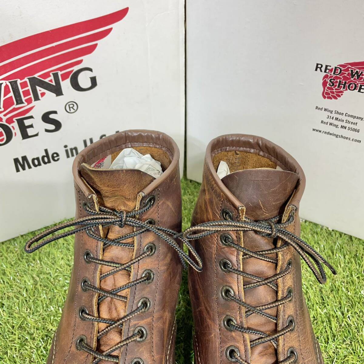 安心品質0879】箱付1907レッドウイング廃盤REDWINGブーツ送料 安心品質0879】箱付1907レッドウイング廃盤REDWINGブーツ送料