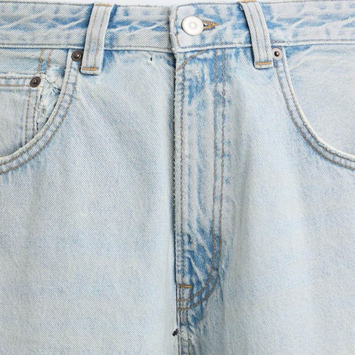 ZARA ザラ バギー フィト デニムパンツ BAGGY FIT ライトブルー ZARA ザラ バギー フィト デニムパンツ BAGGY FIT ライトブルー