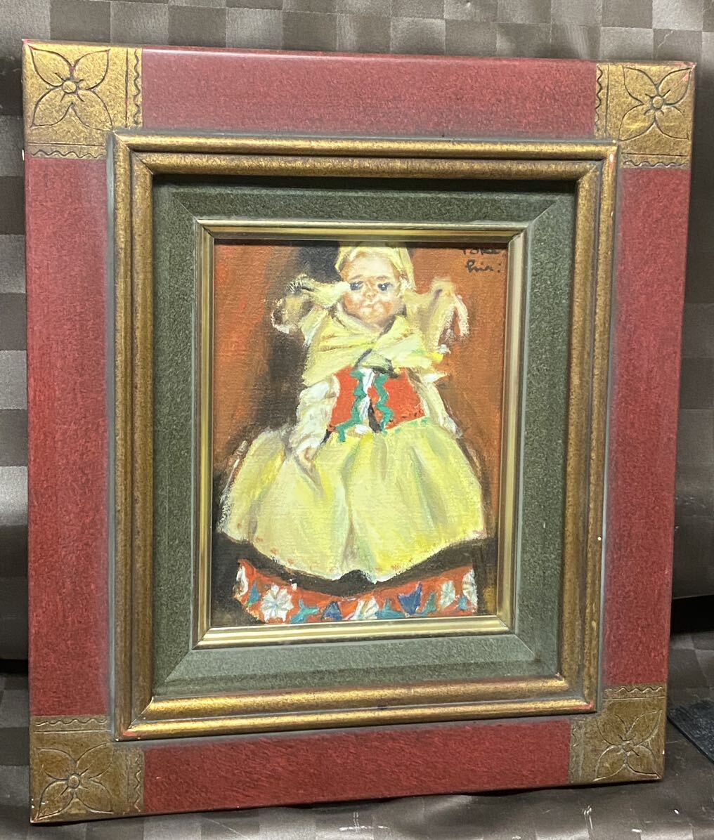 Yahoo!オークション - 真作 油彩画 油絵 平川富貴子 【人形】 F0 Yahoo!オークション - 真作 油彩画 油絵 平川富貴子 【人形】 F0