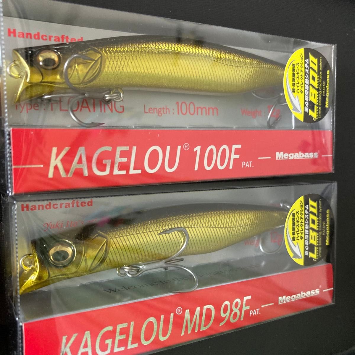 メガバス カゲロウ100f md98f 2024新色 GLXゴールドラッシュ メガバス カゲロウ100f md98f 2024新色 GLXゴールドラッシュ