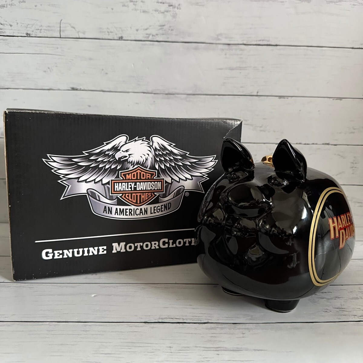 希少 箱付き ハーレーダビッドソン 貯金箱 Harley-Davidson 希少 箱付き ハーレーダビッドソン 貯金箱 Harley-Davidson