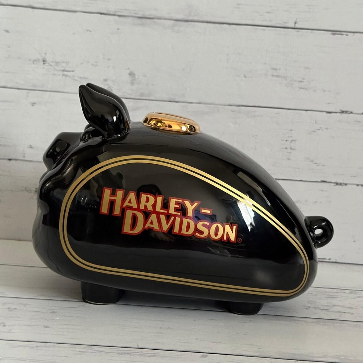 希少 箱付き ハーレーダビッドソン 貯金箱 Harley-Davidson 希少 箱付き ハーレーダビッドソン 貯金箱 Harley-Davidson