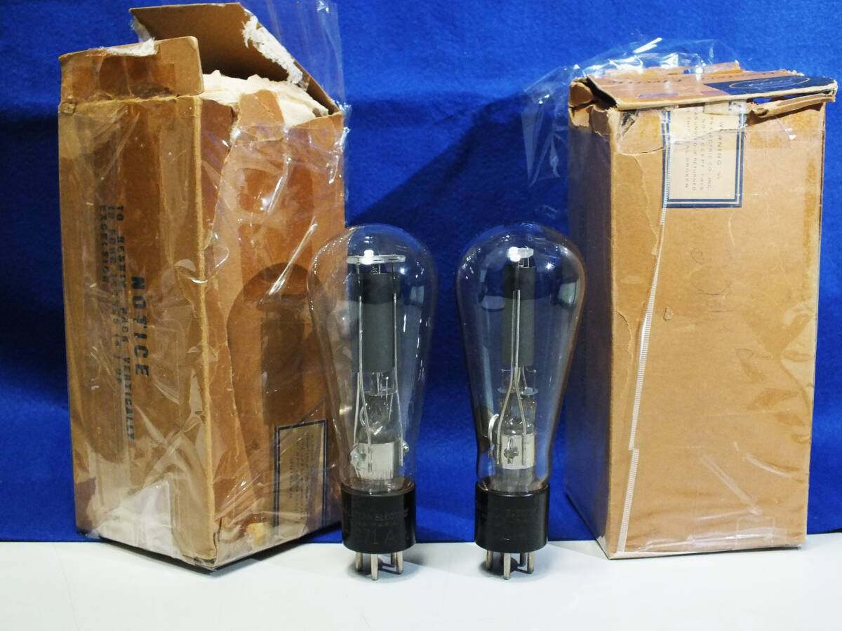 Yahoo!オークション - 刻印 超希少管 Western Electric WE271A Yahoo!オークション - 刻印 超希少管 Western Electric WE271A