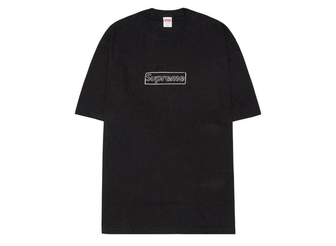 supreme kaws chalk logo tee シュプリームTシャツボックス 希少 supreme kaws chalk logo tee シュプリームTシャツボックス 希少