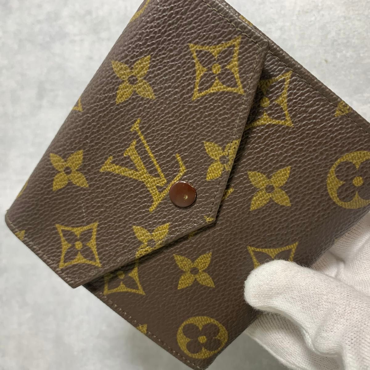 ルイヴィトン モノグラム 三つ折り 財布 カルトクレディ ヴィンテージ ルイヴィトン モノグラム 三つ折り 財布 カルトクレディ
