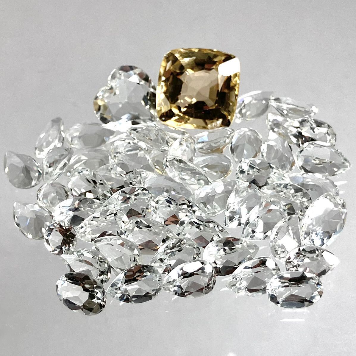  large amount!!* natural white topaz . summarize 30ct*u loose unset jewel jewelry topaz jewelry white topaz