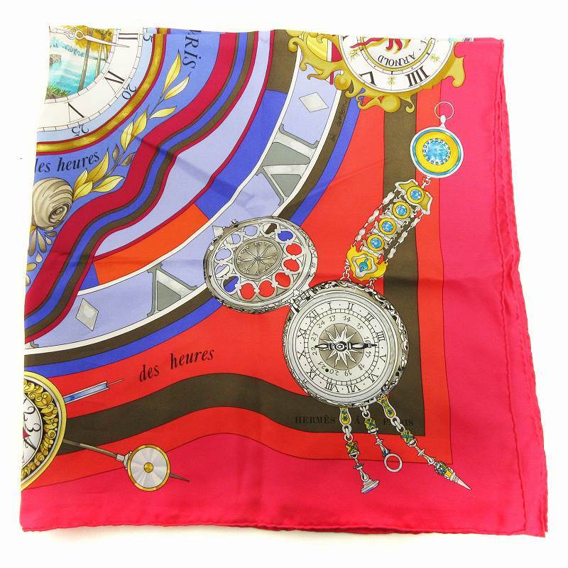 Bibian 比比昂- エルメスHERMES カレ90 la ronde des heures 時 Bibian 比比昂- エルメスHERMES カレ90 la ronde des heures 時