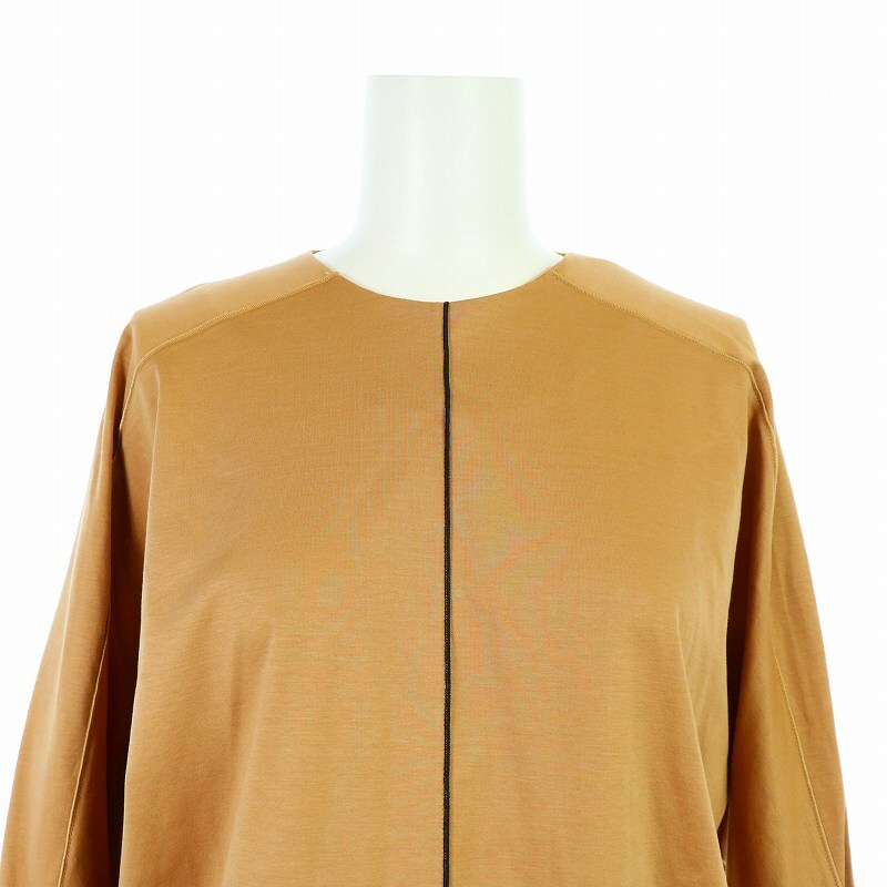 si Class CYCLAS cotton jersey do Le Mans sleeve cut and sewn long sleeve crew neck XS beige 1-03-02-2056 /KU #BM lady's 