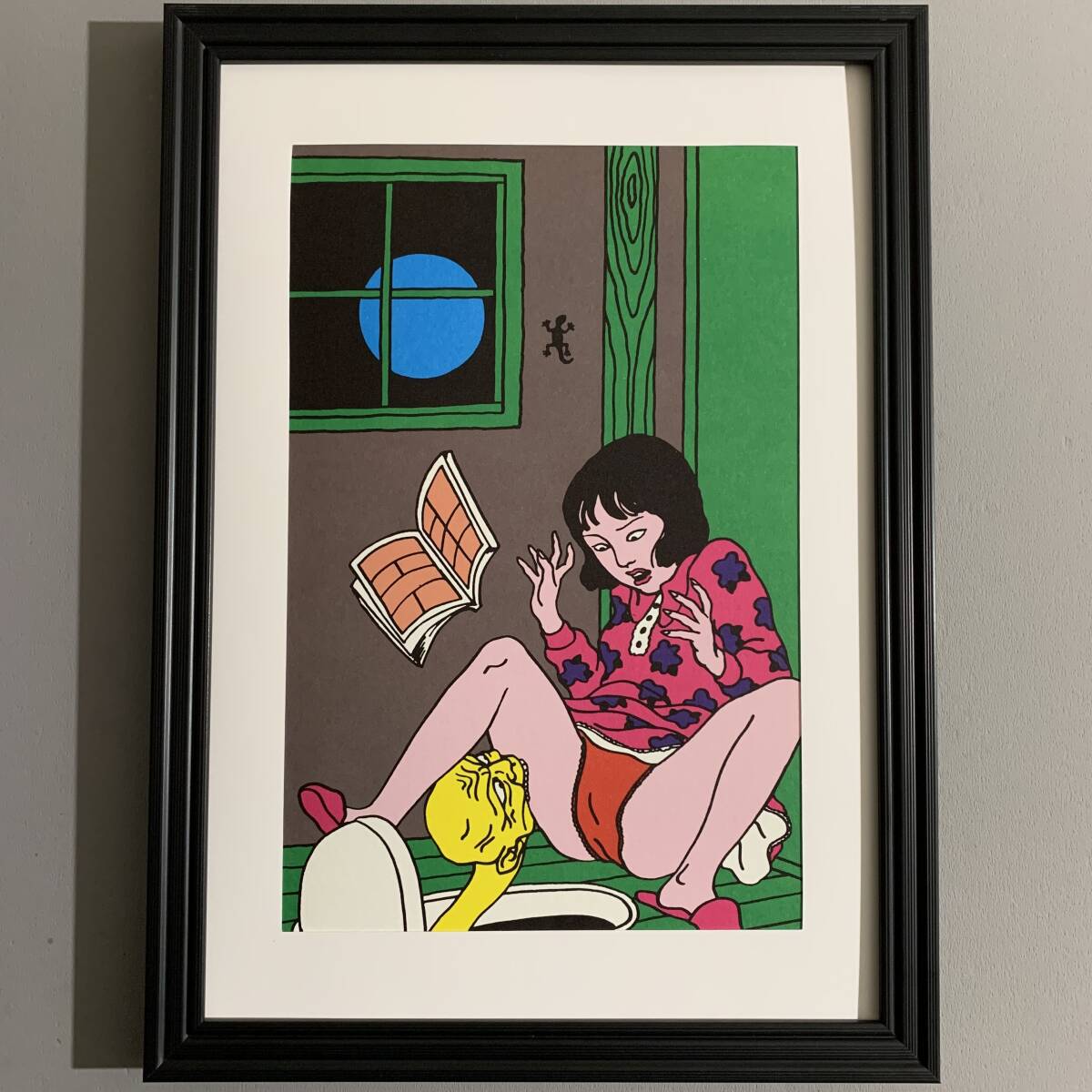 佐伯俊男 SMセレクト1972年11月号掲載③/A4額装品/復刻画集 佐伯俊男 SMセレクト1972年11月号掲載③/A4額装品/復刻画集