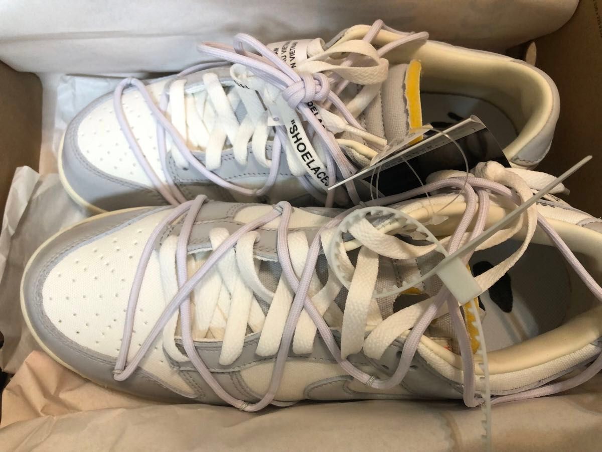 OFF-WHITE × NIKE DUNK LOW 1 OF 50 OFF-WHITE × NIKE DUNK LOW 1 OF 50