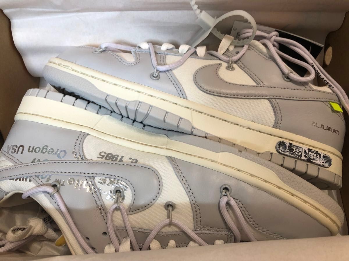 OFF-WHITE × NIKE DUNK LOW 1 OF 50 OFF-WHITE × NIKE DUNK LOW 1 OF 50